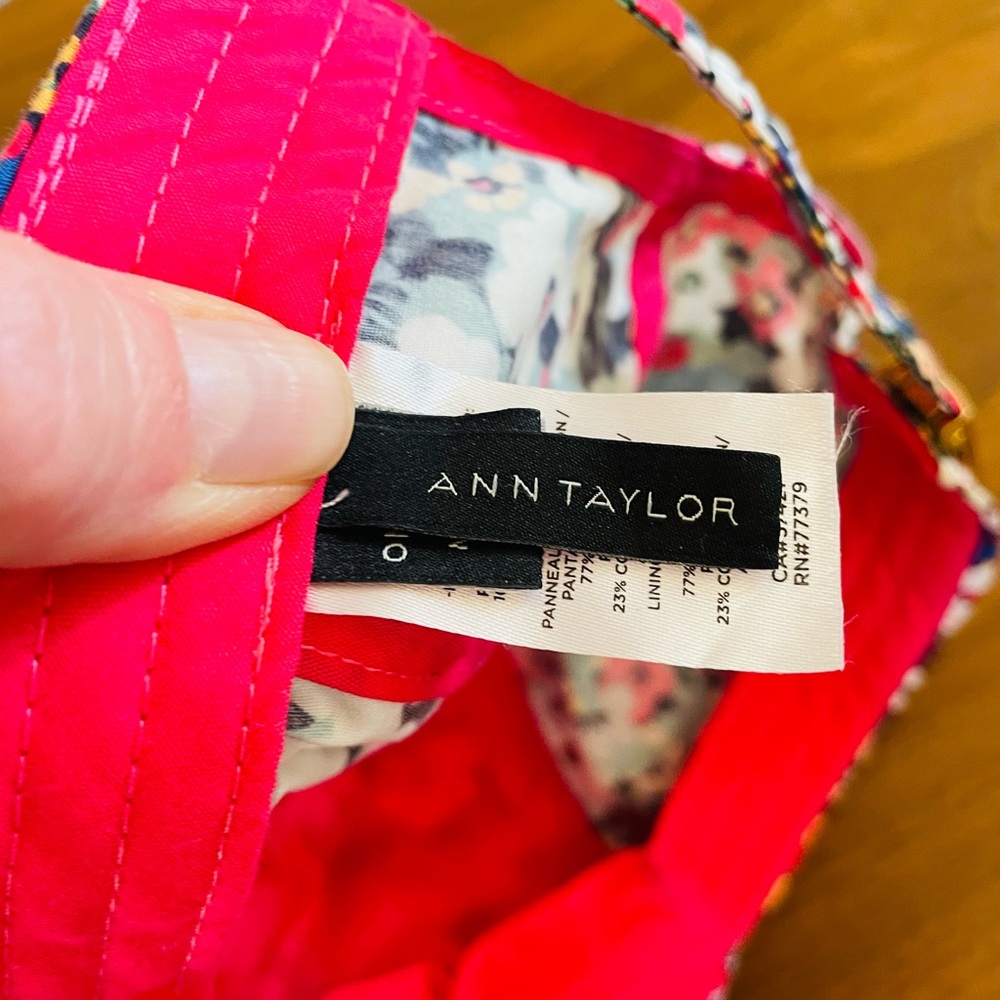 Ann Taylor Floral Baseball Hat - Picture 7 of 7